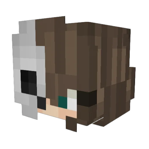 Avah88 Minecraft avatar head, 3D render