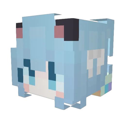 Avalanche1225 Minecraft avatar head, 3D render