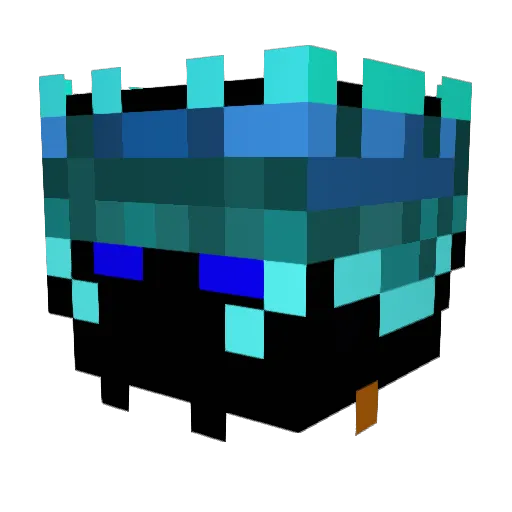 AvalancheT Minecraft avatar head, 3D render