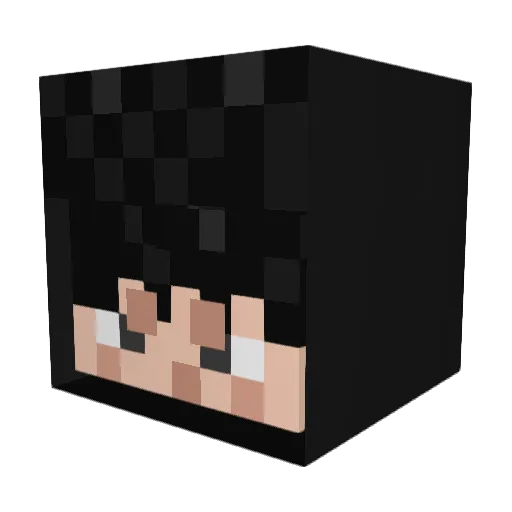 Avalen44 Minecraft avatar head, 3D render