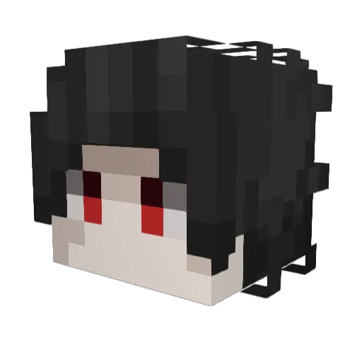 AvalonForSure Minecraft avatar head, 3D render