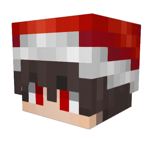 AvalonTRD Minecraft avatar head, 3D render