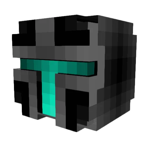 AvalonX7 Minecraft avatar head, 3D render