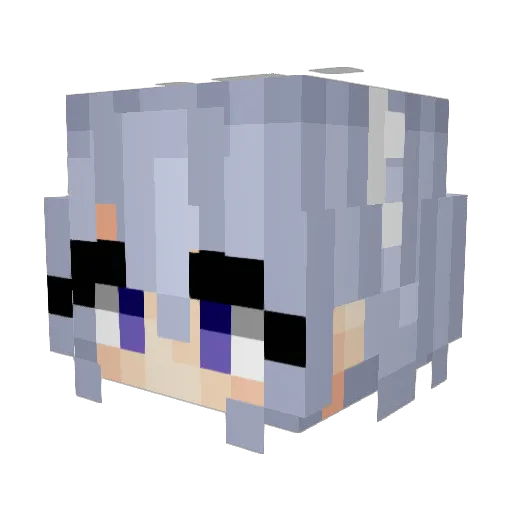 Avalonitism Minecraft avatar head, 3D render