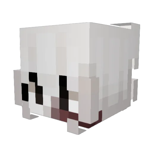 Avaly Minecraft avatar head, 3D render