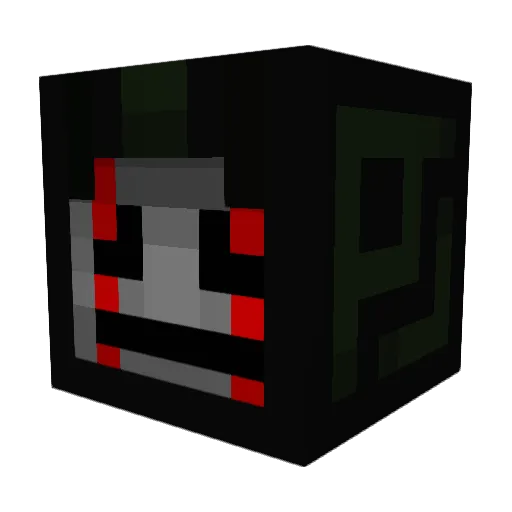 Avandix Minecraft avatar head, 3D render