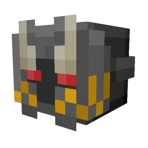 Avant_Garden Minecraft avatar head, 3D render