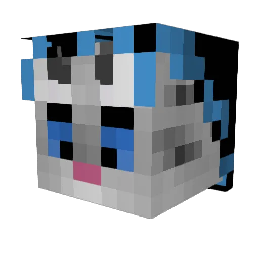 AvantgardeTM Minecraft avatar head, 3D render