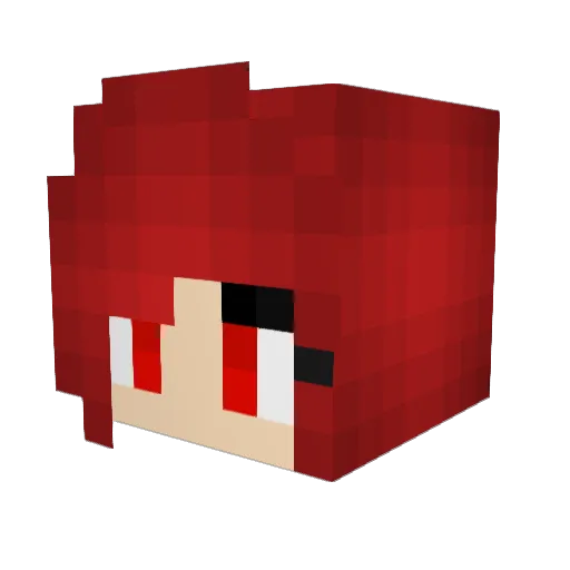 Avarage_ Minecraft avatar head, 3D render