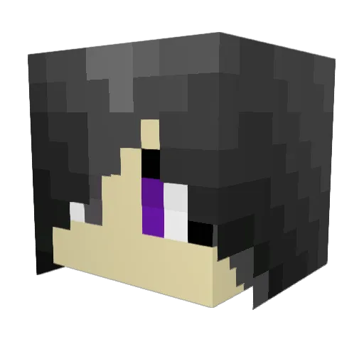 Avarise25 Minecraft avatar head, 3D render
