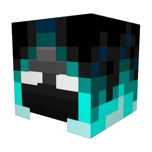 Avascar Minecraft avatar head, 3D render