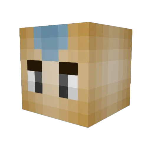 AvatarAanggg Minecraft avatar head, 3D render