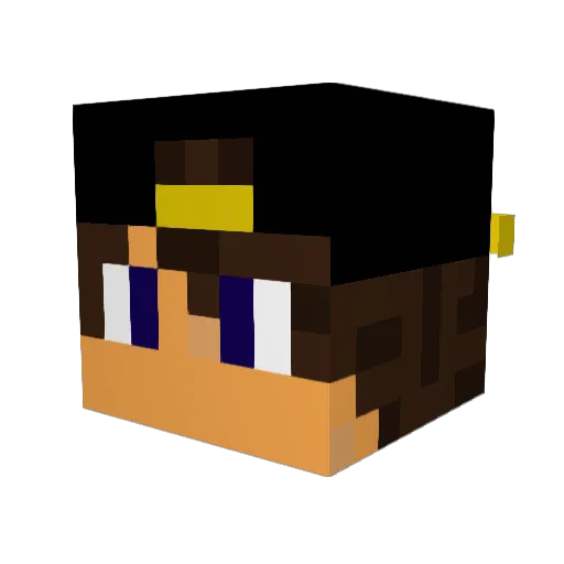 AvatarPvPs Minecraft avatar head, 3D render