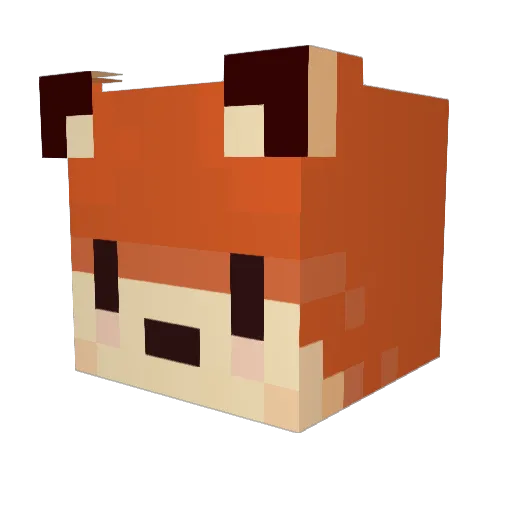 Avatar_State Minecraft avatar head, 3D render