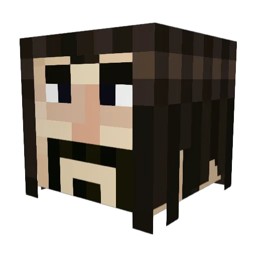 Avatar_roku1124 Minecraft avatar head, 3D render