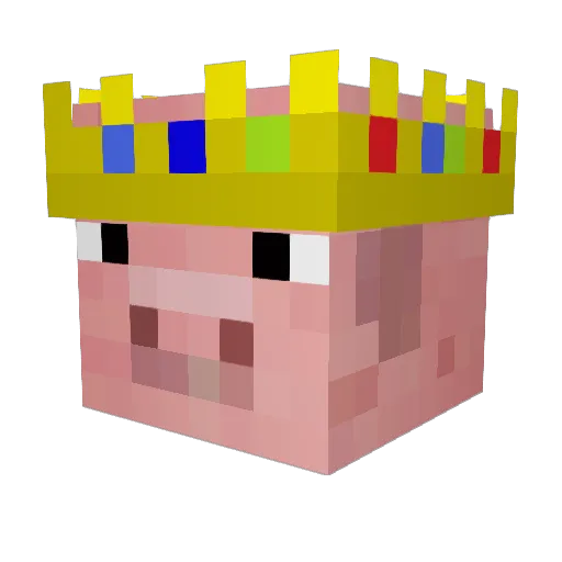 Avbros2 Minecraft avatar head, 3D render