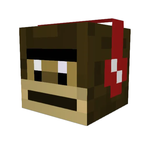 AveCzatan Minecraft avatar head, 3D render