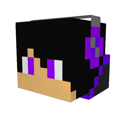 AveX6386 Minecraft avatar head, 3D render
