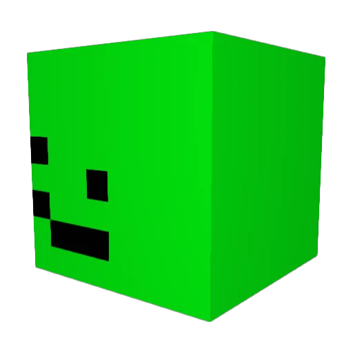 Aven1115 Minecraft avatar head, 3D render