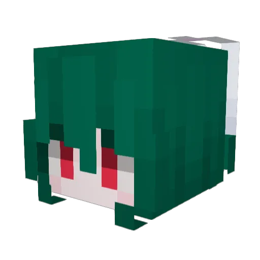 Aven_52 Minecraft avatar head, 3D render