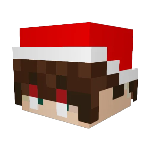 Avenely Minecraft avatar head, 3D render