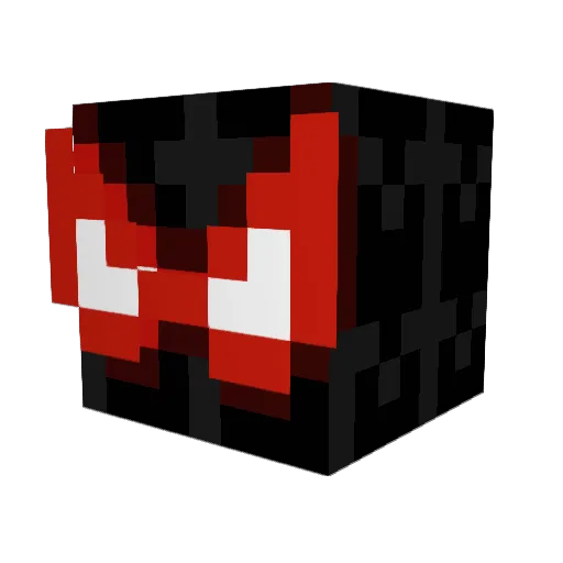 AvengedSquirrel Minecraft avatar head, 3D render