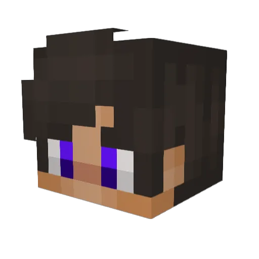 Avenger152 Minecraft avatar head, 3D render