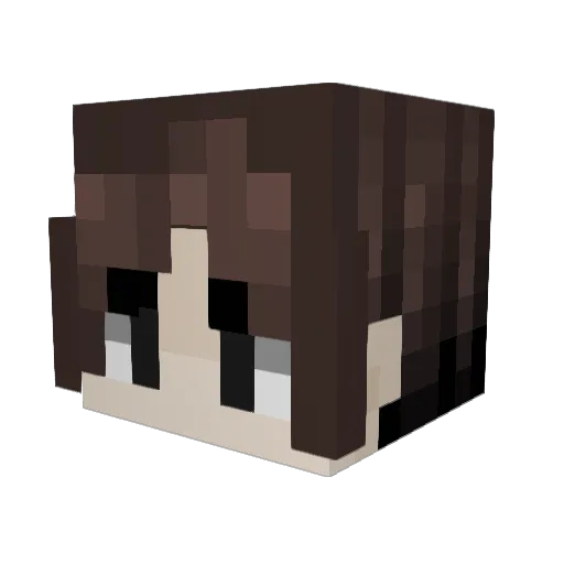 AvengerDejf Minecraft avatar head, 3D render