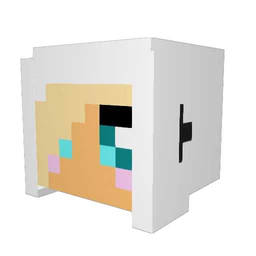 Avengers_Unite Minecraft avatar head, 3D render