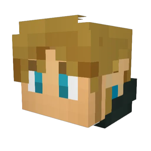 Avenging_IV Minecraft avatar head, 3D render