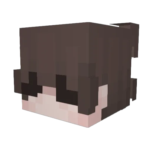 AvenidaCarioca Minecraft avatar head, 3D render