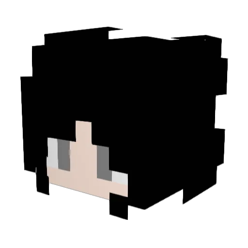 Avenri Minecraft avatar head, 3D render