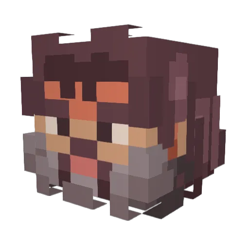 Avensonofc Minecraft avatar head, 3D render
