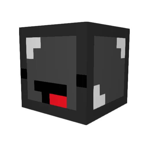 Avepic Minecraft avatar head, 3D render