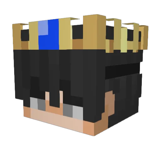 AverageAlloy696 Minecraft avatar head, 3D render