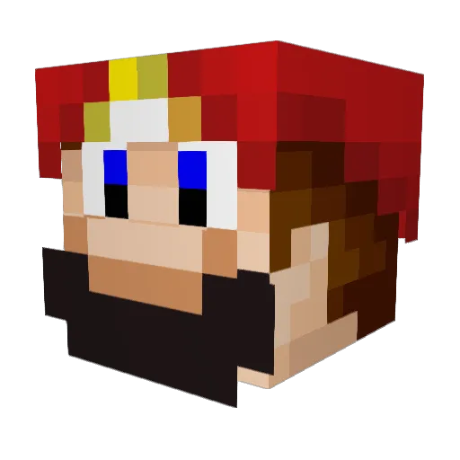 AverageCandy809 Minecraft avatar head, 3D render