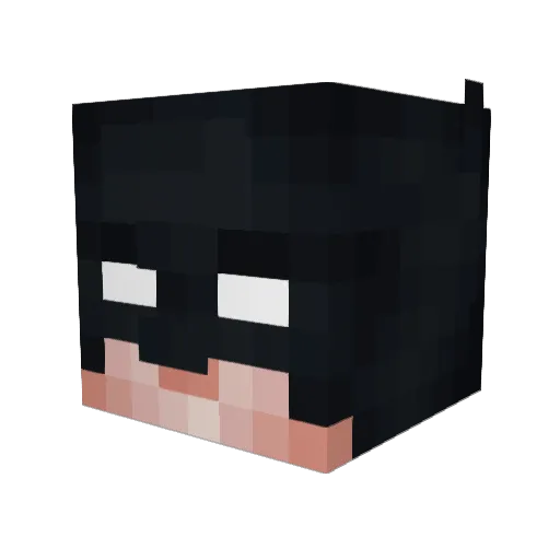AverageJoe_16 Minecraft avatar head, 3D render