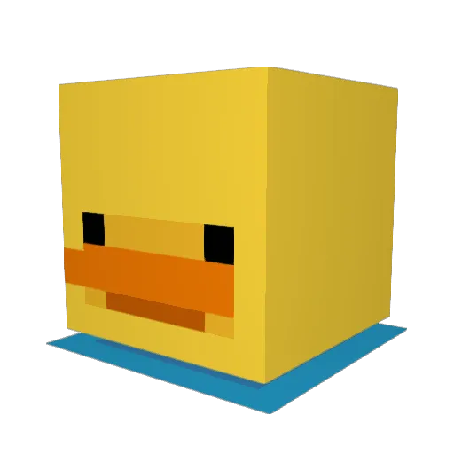 AverageJojoFan4 Minecraft avatar head, 3D render