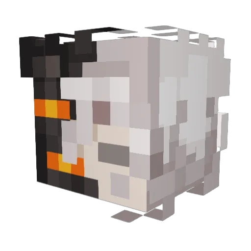 AveragePlayer448 Minecraft avatar head, 3D render
