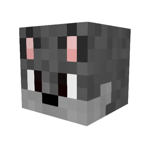 Average_Peasant Minecraft avatar head, 3D render