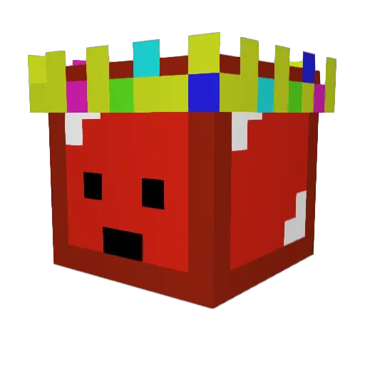 Averagetaco Minecraft avatar head, 3D render