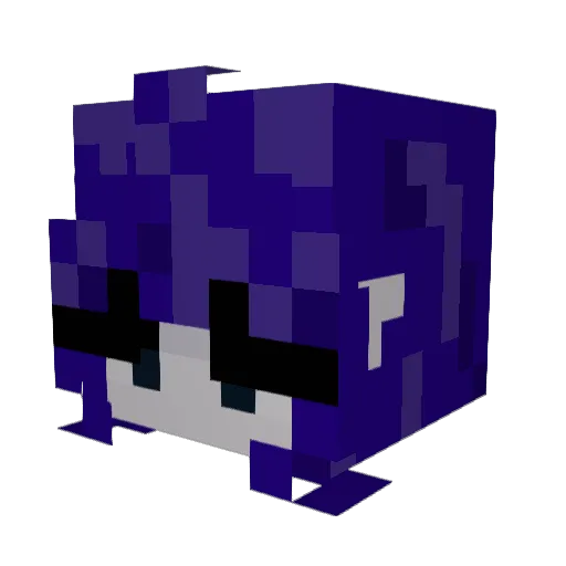 AvereeW Minecraft avatar head, 3D render
