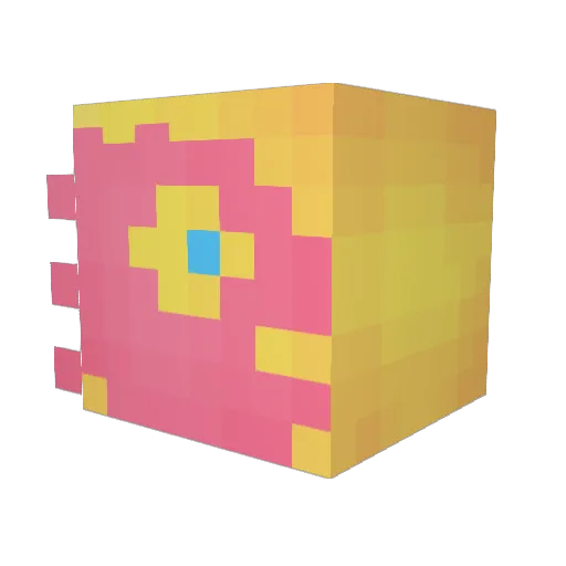 Averhammer Minecraft avatar head, 3D render