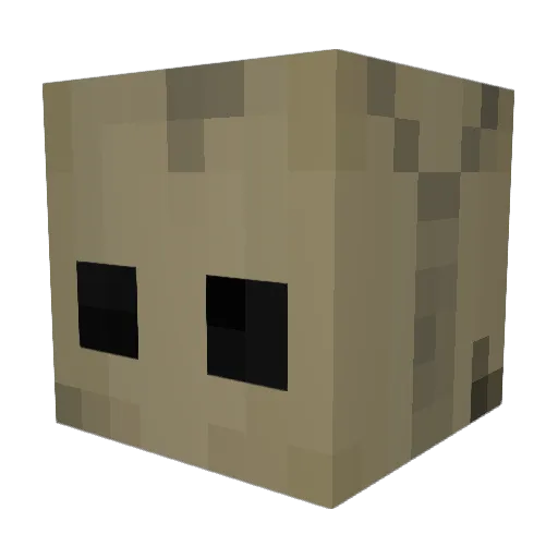 Averiouskavel Minecraft avatar head, 3D render