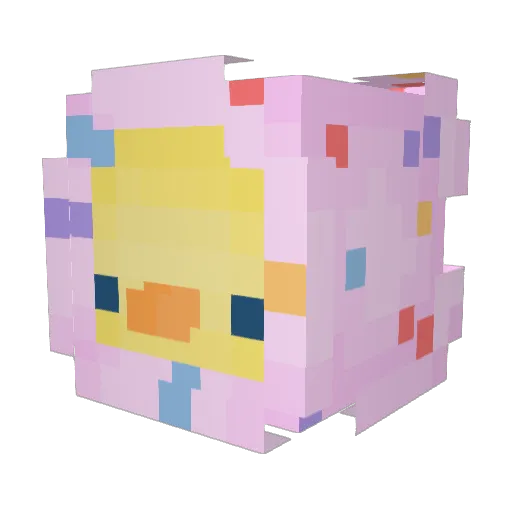 Avery2306 Minecraft avatar head, 3D render