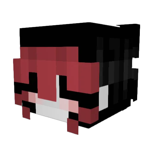 AveryArk Minecraft avatar head, 3D render