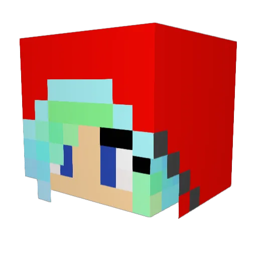 AveryRB3 Minecraft avatar head, 3D render