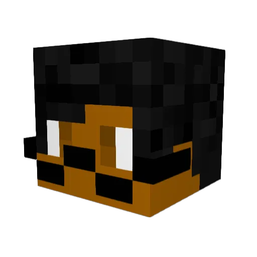 Avery__07 Minecraft avatar head, 3D render