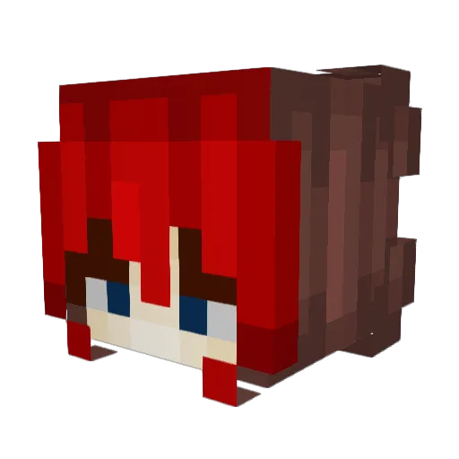 Averys_Interlude Minecraft avatar head, 3D render