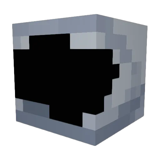 Avex3d Minecraft avatar head, 3D render